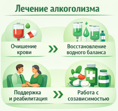 лечение алкоголизма в Белокурихе этапы